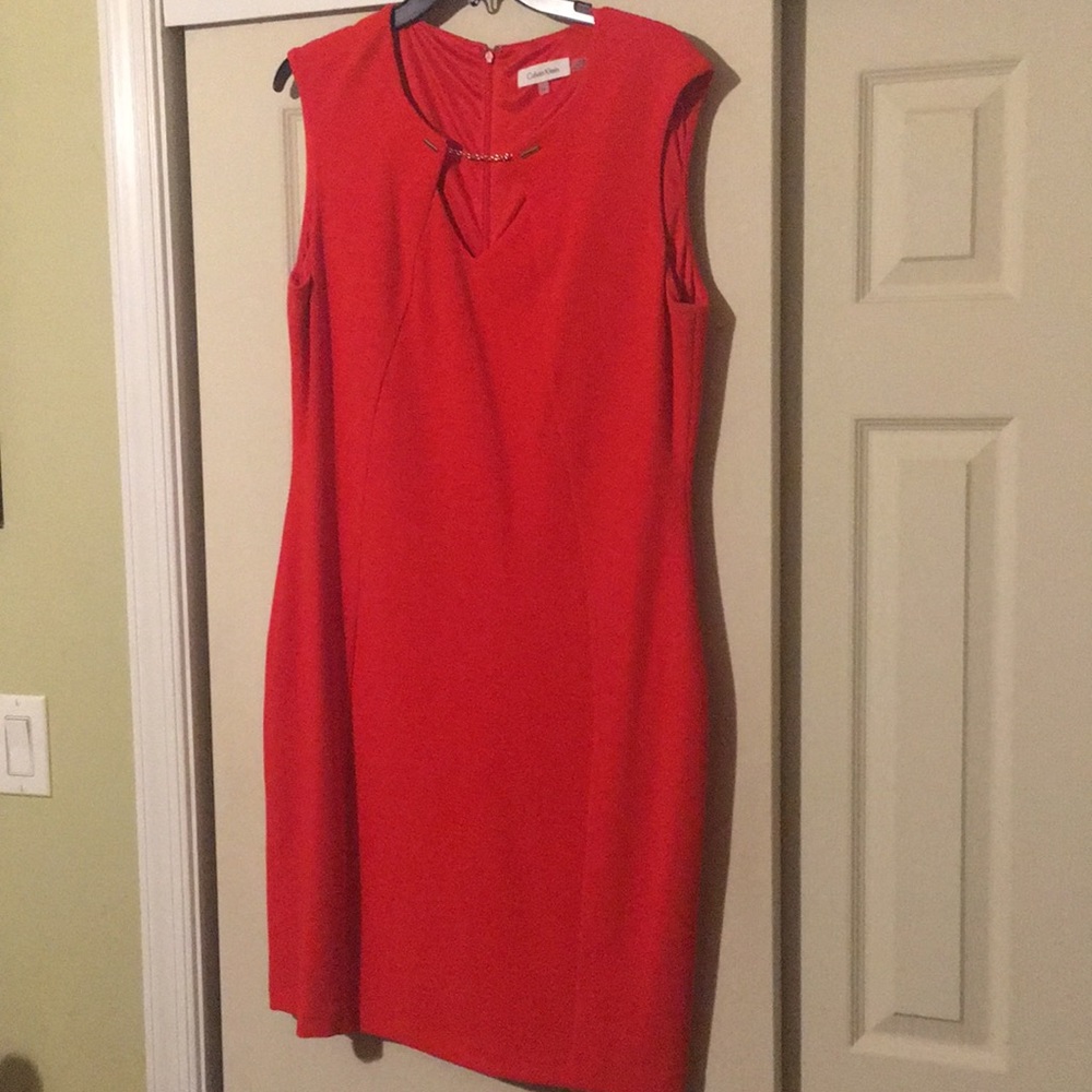 Calvin Klein Gold Chain Dress